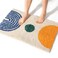 DBJOY Boho Bathroom Rugs NonSlip Abstract Bath Rugs Microfiber Cute Mat Black Washable for TubeWashbasinToilet BeigeMoon 16X24