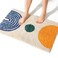 DBJOY Boho Bathroom Rugs NonSlip Abstract Bath Rugs Microfiber Cute Mat Black Washable for TubeWashbasinToilet BeigeMoon 16X24