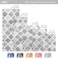 DEXDE Ultra Absorbent Gray Bath Mat NonSlip Checkered Shaggy Bathroom Rugs Machine Washable Soft Plush Carpet for Shower Tub 17x24 Inch