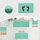 Disolla Mint Green Bathroom Rug 17x24 NonSlip Plush Small Bath Mat Highly Absorbent Ultra Soft Fluffy Floor Mat Machine Washable for Shower and Tub