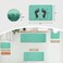 Disolla Mint Green Bathroom Rug 17x24 NonSlip Plush Small Bath Mat Highly Absorbent Ultra Soft Fluffy Floor Mat Machine Washable for Shower and Tub