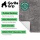 GORILLA GRIP Bath Rug Mat 36x24 Thick Soft Absorbent Chenille Quick Dry Microfiber Mats Rubber Backing Washable Shower Floor Rugs Bathmat Runner US Designed Bathroom Home Decor Accessories Grey