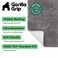 GORILLA GRIP Bath Rug Mat 36x24 Thick Soft Absorbent Chenille Quick Dry Microfiber Mats Rubber Backing Washable Shower Floor Rugs Bathmat Runner US Designed Bathroom Home Decor Accessories Grey