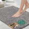 GORILLA GRIP Bath Rug Mat 44x26 Thick Soft Absorbent Chenille Quick Dry Microfiber Mats Rubber Backing Washable Shower Floor Rugs Bathmat Runner US Designed Bathroom Home Decor Accessories Grey
