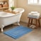 GRANNY SAYS Blue Bathroom Rugs Non Slip 16 x 24 Bath Rugs for Bathroom Small Bath Rug WashableAbsorbent Bath Mats for Floor Microfiber Bath Mat for Tub Absorbent Shower Rugs