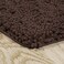 Lavish Home Memory Foam Shag Bath Mat 24x58Chocolate