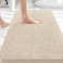 OLANLY Bathroom Rugs 30x20 Extra Soft Absorbent Chenille Bath Rugs Rubber Backing Quick Dry Machine Washable Bath Mats for Bathroom Floor Tub and Shower Home Decor Accessories Sand