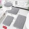 OLANLY Bathroom Rugs 36x24 Extra Soft Absorbent Chenille Bath Rugs Rubber Backing Quick Dry Machine Washable Bath Mats for Bathroom Floor Tub and Shower Home Decor Accessories Grey