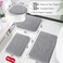 OLANLY Bathroom Rugs 36x24 Extra Soft Absorbent Chenille Bath Rugs Rubber Backing Quick Dry Machine Washable Bath Mats for Bathroom Floor Tub and Shower Home Decor Accessories Grey