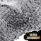 OLANLY Thick Bathroom Rugs 30x20 Extra Soft Absorbent Chenille Striped Bath Rugs Rubber Backing Machine Wash Dry Bath Mats for Bathroom Floor Tub and Shower Home Decor Accessories Grey