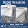 Smiry Bathroom Rugs Mat 30x20 Extra Soft Absorbent Chenille Bath Rugs Non Slip Rubber Backing Machine Washable Quick Dry Bath Mats for Bathroom Floor Tub Shower Home Decor Accessories Grey