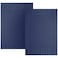 White Classic Luxury Bath Mat Floor Towel Set Absorbent Cotton Hotel Spa ShowerBathtub Mats Not a Bathroom Rug 22x34 2 Pack Navy Blue