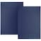 White Classic Luxury Bath Mat Floor Towel Set Absorbent Cotton Hotel Spa ShowerBathtub Mats Not a Bathroom Rug 22x34 2 Pack Navy Blue