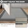 YDKGL Non Slip Bath Mat Bathroom Rugs Soft JuteLike Ultra Thin Bath Mats Rubber Backing Super Absorbent Quick Dry Bath Rug Shower Mat Fit Under Door Bathroom Floor Machine Washable Gray 16 x 24