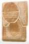 WPM WORLD PRODUCTS MART 3 Piece Bath Rug Set Pattern Bathroom Rug 20x32Large Contour Mat 20x20 with Lid Cover Beige
