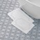 Laura Ashley Reversible Cotton Bath Mat Premium Bathroom Dcor Machine Washable Bathroom Rug Highly Absorbent 17x2420x32 2Piece Set White