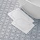 Laura Ashley Reversible Cotton Bath Mat Premium Bathroom Dcor Machine Washable Bathroom Rug Highly Absorbent 17x2420x32 2Piece Set White