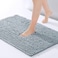FRESHMINT Chenille Bathroom Rugs NonSlip Bath Mat 32x20 Washable Soft Shower Mat for Bathroom Floor Tub Fluffy Shag Bath Rugs Durable Thick Water Absorbent Microfiber Shower Rugs Sky Gray