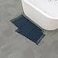 French Connection Nellore Bathroom Rugs Set of 2 Woven and Beaded Bathroom Mats Durable Bath Rugs Thick Bath Mats for Bathroom and Shower Rugs 17 x 28 and 20 x 38 Navy