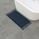 French Connection Nellore Bath Rugs Woven and Beaded Bath Mats Durable and Thick Bath Mats for Bathroom and Shower Rugs 20 x 38 Navy