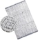 WOVEN ST. WOVEN ST Reversible Luxury Cotton Bath Rug Floor mat for Spa Vanity Shower Soft Machine Washable Bath Rug for BathroomKitchen Water Absorbent Bedroom Area Rug Navy White 21 x 34