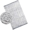 WOVEN ST. WOVEN ST Reversible Luxury Cotton Bath Rug Floor mat for Spa Vanity Shower Soft Machine Washable Bath Rug for BathroomKitchen Water Absorbent Bedroom Area Rug Navy White 21 x 34