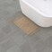 French Connection Nellore Bathroom Rugs Woven and Beaded Bathroom Mats Durable Bath Rugs Thick Bath Mats for Bathroom and Shower Rugs 17 x 28 Taupe