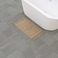 French Connection Nellore Bathroom Rugs Woven and Beaded Bathroom Mats Durable Bath Rugs Thick Bath Mats for Bathroom and Shower Rugs 17 x 28 Taupe