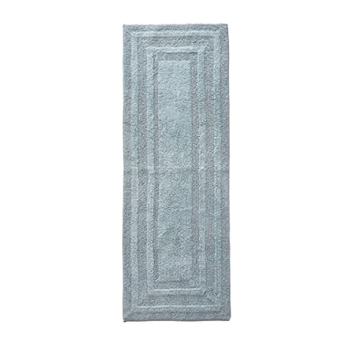 Eddie Bauer Bathroom Rug 100 Soft Plush Tufted Cotton Runner Rug Highly Absorbent QuickDry and SkidResistant Backing Logan Green 22 x 60