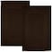 DAN RIVER Greek Cotton Bath Mats Set of 2 Not a Bathroom Rug Ultra Soft Highly Absorbent Machine Washable Bath Mat Towel for Bathroom Floor Mat Durable QuickDry 20x32 Inches Brown