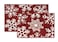 LANE LINEN Snowflake Premium Christmas Bath Rug Set 2 Piece Extra Soft Absorbent Machine Washable Non Slip Shower Mat 20 x 32 17 x 24 for Bathroom Floor