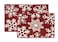 LANE LINEN Snowflake Premium Christmas Bath Rug Set 2 Piece Extra Soft Absorbent Machine Washable Non Slip Shower Mat 20 x 32 17 x 24 for Bathroom Floor