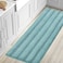 H.VERSAILTEX HVERSAILTEX Bathroom Rugs Bath Mat Runner Rug Non Slip Kitchen Rug Extra Long Bath Rug Runners Oversized 59 x 20 Absorbent Washable Dry Fast Plush Area Rug for BathroomBedroom Aqua Haze