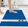 MAYSHINE Small Plush Shaggy Chenille Bath Mat 23x14 Extra Soft Super Absorbent NonSlip Bathroom Rug Fluffy Microfiber Area Rug Sets for Bathroom Floor Kitchen Living Room Dark Blue