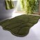 BSICPRO Large Bathroom Rugs 24X36 Inches Bath Mats for Bath Non Slip Soft Absorbent Microfiber Bath Rugs Quick Dry Bathroom for Shower Floor Machine Washable Olive Green