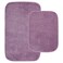 Garland Rug Traditional Nylon Washable Purple 2 Bath Rugs 17 X 24 21 X 34 Soft Absorbent And Stylish for Your Bathroom