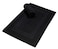 GLAMBURG Premium Cotton 20x32 inch 2Pack Bath Mats 100 Ringspun Cotton Luxury Hotel Spa Quality 800 GSM Durable Soft Highly Absorbent Machine Washable Black