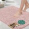 GORILLA GRIP Bath Rug Mat Thick Soft Absorbent Chenille Quick Dry Microfiber Mats Rubber Backing Washable Shower Floor Rugs US Designed Bathroom Bathmat Home Decor Accessories 24x17 Dusty Rose
