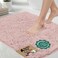GORILLA GRIP Bath Rug Mat Thick Soft Absorbent Chenille Quick Dry Microfiber Mats Rubber Backing Washable Shower Floor Rugs US Designed Bathroom Bathmat Home Decor Accessories 24x17 Dusty Rose