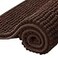 SUBRTEX Bathroom Rugs 20 x 32 Chenille Bath Rug Soft Short Plush Bath Mat Soft Shower Mat Water Absorbent Shower Mat Quick Dry Machine Washable Chocolate