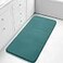 Yimobra Long Bath Mat 44x24 Super Soft Quick Dry Memory Foam Bathroom Rug Water Absorbent Non Slip Backing Machine Washable for Tub Shower Thick Comfort Support Teal