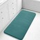 Yimobra Long Bath Mat 44x24 Super Soft Quick Dry Memory Foam Bathroom Rug Water Absorbent Non Slip Backing Machine Washable for Tub Shower Thick Comfort Support Teal
