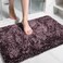 Yimobra Large Bathroom Rug Non Slip 36x24 Inch Extra Thick Soft Absorbent Chenille Bath Mat Machine Washable Bath Rugs for Bathroom Floor Tub and Shower Home Decor Accessories Purple Grey