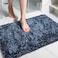 Yimobra Large Bathroom Rug Non Slip 36x24 Inch Extra Thick Soft Absorbent Chenille Bath Mat Machine Washable Bath Rugs for Bathroom Floor Tub and Shower Home Decor Accessories Light Blue