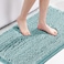 H.VERSAILTEX HVERSAILTEX Microfiber Bath Rugs Chenille Floor Mat Ultra Soft Washable Bathroom Dry Fast Water Absorbent Bedroom Area Rugs 24 x 42 Inch Black