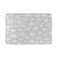 rouihot Bath Mats for Bathroom Decor Christmas Snowflakes White on Gray Cozy Washable Floor Rug Carpets Bath Rug Mat Non Slip Backing 20x30 Inches for Indoor Bedroom Kitchen