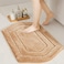 COSY HOMEER Extra Thick Bath Linen Sets Rugs for Bathroom AntiSlip Bath Mats Soft Plush 100 Strong Polyester Living Room Bedroom Water AbsorbentBeige20x32 Inches
