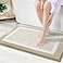 OLANLY Bathroom Rugs 30x20 Extra Soft and Absorbent Microfiber Bath Rugs NonSlip Machine Washable Quick Dry Shaggy Bath Carpet Bath Mats for Bathroom Floor Tub Shower Beige