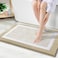OLANLY Bathroom Rugs 30x20 Extra Soft and Absorbent Microfiber Bath Rugs NonSlip Machine Washable Quick Dry Shaggy Bath Carpet Bath Mats for Bathroom Floor Tub Shower Beige