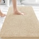 OLANLY Bathroom Rugs 30x20 Extra Soft Absorbent Chenille Bath Rugs Rubber Backing Quick Dry Machine Washable Bath Mats for Bathroom Floor Tub and Shower Home Decor Accessories Beige